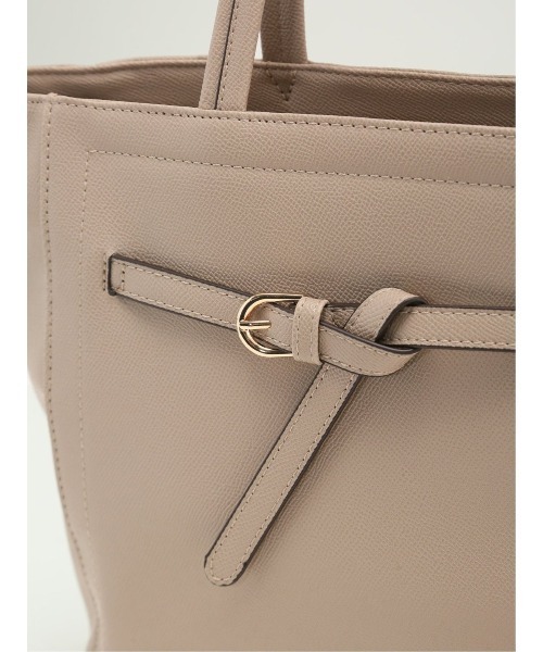 m.f.editorial（エムエフエディトリアル）の「【天ファスナー仕様】結びベルト 平手ハンドルトートバッグA4対応（トートバッグ・レディース・ネイビー/グレー/ブラック・FREE）」の15枚目の写真