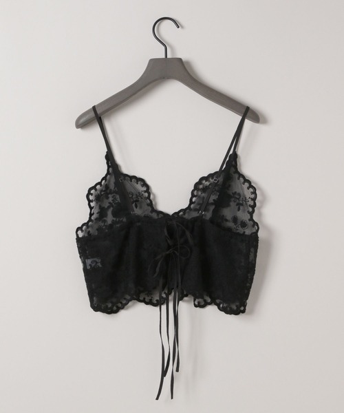 eL（エル）の「【eL】Lace Cami/572924（キャミソール・レディース・オフホワイト/ブラック・FREE）」の16枚目の写真