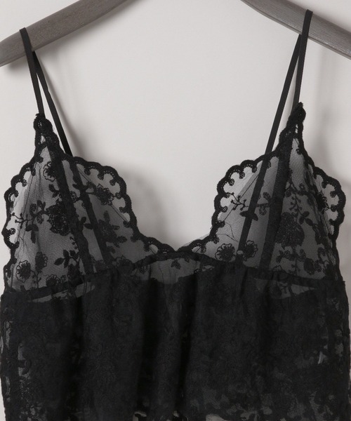 eL（エル）の「【eL】Lace Cami/572924（キャミソール・レディース・オフホワイト/ブラック・FREE）」の17枚目の写真