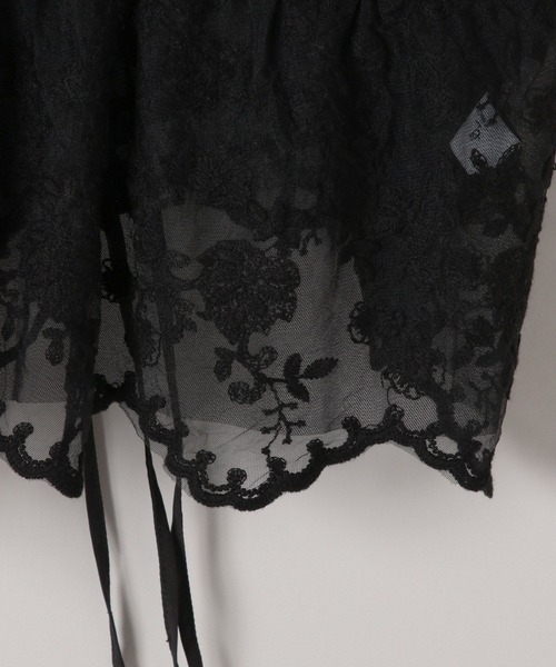 eL（エル）の「【eL】Lace Cami/572924（キャミソール・レディース・オフホワイト/ブラック・FREE）」の18枚目の写真