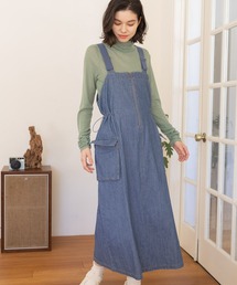 niko and... ジャンパーワークサロペスカート　ニコアンド　デニム niko and（ニコアンド）の「[niko and JEANS 2023SS