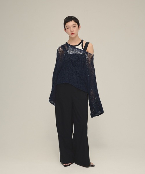 eL（エル）の「【eL】Ring Overall/572921（サロペット/オーバーオール・レディース・ブラック/カーキ・FREE）」の8枚目の写真