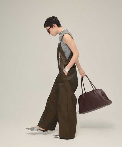 eL（エル）の「【eL】Ring Overall/572921（サロペット/オーバーオール・レディース・ブラック/カーキ・FREE）」の10枚目の写真