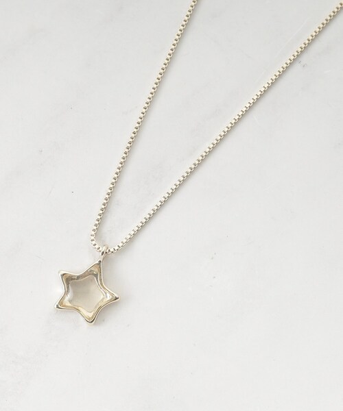 SHOO・LA・RUE（シューラルー）の「【2WAY】クリアスターネックレス（ネックレス・レディース・ブラック/シルバー/ゴールド・00）」の3枚目の写真