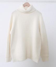 coen | バルキーニットオフタートルネックプルオーバー(ニット/セーター)