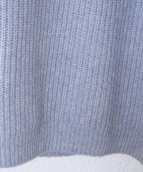 coen（コーエン）の「バルキーニットオフタートルネックプルオーバー（ニット/セーター・レディース・オフホワイト/グレー/ライトブルー・MEDIUM/LARGE）」の8枚目の写真