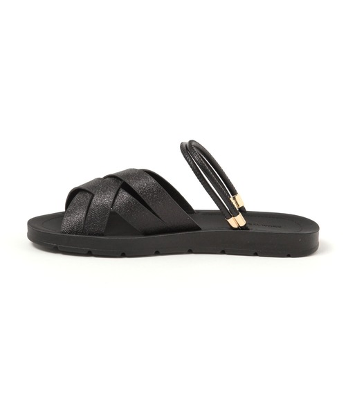 GLOBAL WORK（グローバルワーク）の「らくっション2WAYラメサンダル/494066（サンダル・レディース・シルバー/ブラック/ゴールド・LARGE/MEDIUM）」の4枚目の写真