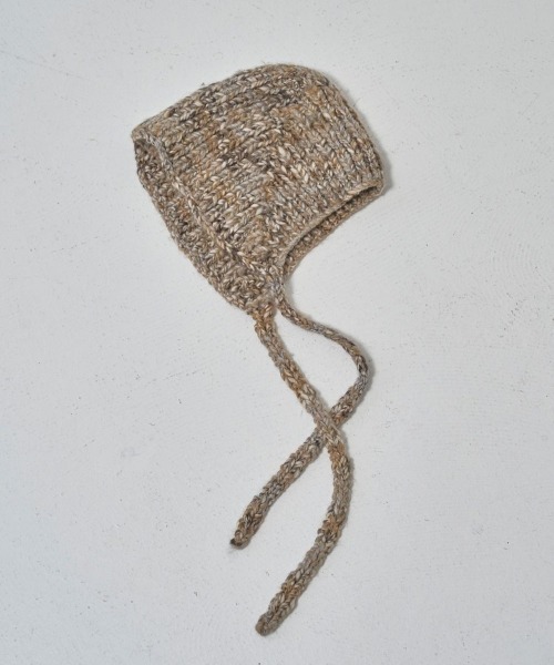 TODAYFUL（トゥデイフル）の「TODAYFUL　Mix Knit Scarf ミックスニットスカーフ/12521022（ニットキャップ/ビーニー・レディース・ベージュ系その他/ダークブラウン・ONE SIZE）」の6枚目の写真