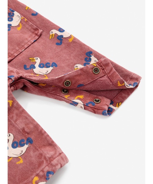 BOBO CHOSES(ボボショーズ)の「La Oca all over woven overall(サロペット/オーバーオール・キッズ・ブラウン・24MONTH/6MONTH/9MONTH/18MONTH)」の3枚目の写真