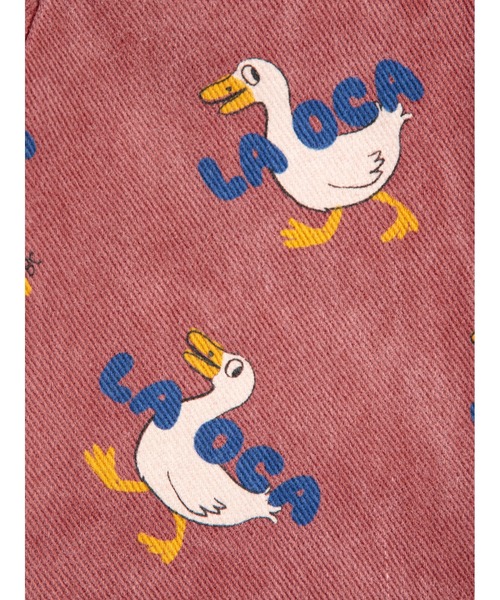 BOBO CHOSES(ボボショーズ)の「La Oca all over woven overall(サロペット/オーバーオール・キッズ・ブラウン・24MONTH/6MONTH/9MONTH/18MONTH)」の5枚目の写真