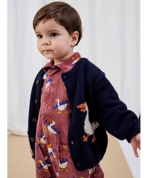 BOBO CHOSES(ボボショーズ)の「La Oca all over woven overall(サロペット/オーバーオール・キッズ・ブラウン・24MONTH/6MONTH/9MONTH/18MONTH)」の9枚目の写真