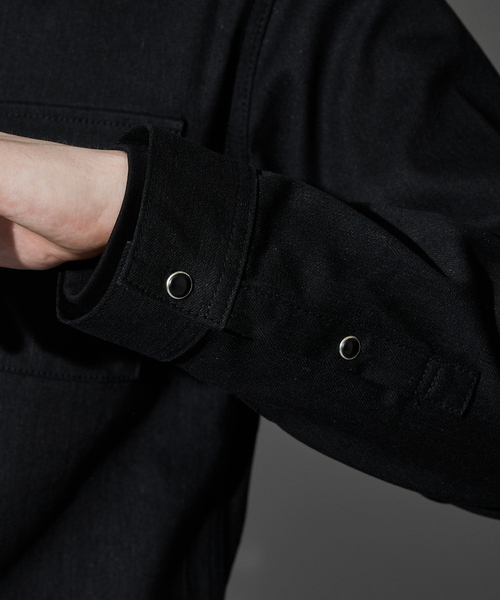 5351 POUR LES HOMMES（ゴーサンゴーイチプールオム）の「【セットアップ対応 / ストレッチ】ウエスタン デニムシャツ（シャツ/ブラウス・メンズ・インディゴブルー/ブラック・44/46/48/50）」の9枚目の写真