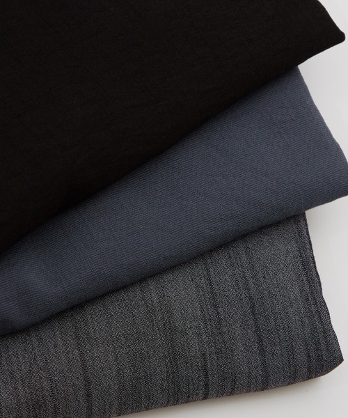 improves(インプローブス)の「リネンタッチ ルーズ Tシャツ(Tシャツ/カットソー・メンズ・ブラックミックス/ブルーグレー/ブラック・SMALL/MEDIUM/LARGE)」の19枚目の写真