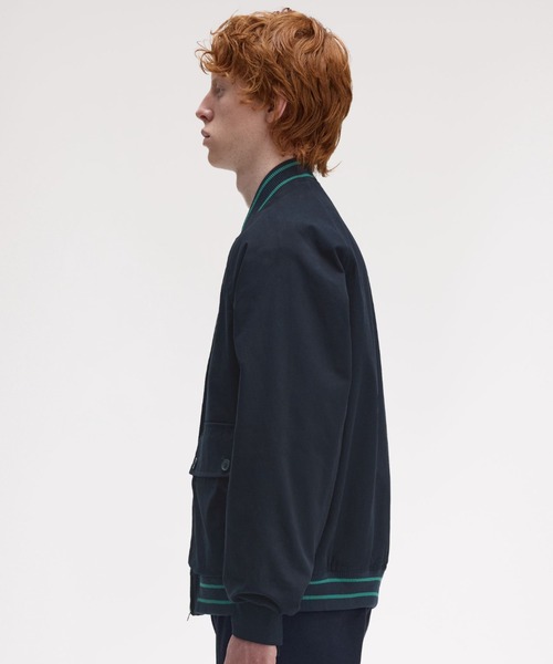 FRED PERRY(フレッドペリー)の「Tennis Badge Bomber Jacket/テニスバッジボンバージャケット(ブルゾン・メンズ・ネイビー・M/L/S)」の10枚目の写真