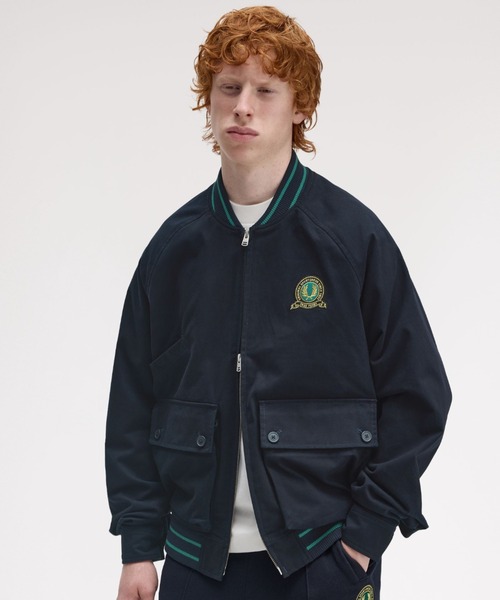 Tennis Badge Bomber Jacket／テニスバッジボンバージャケット