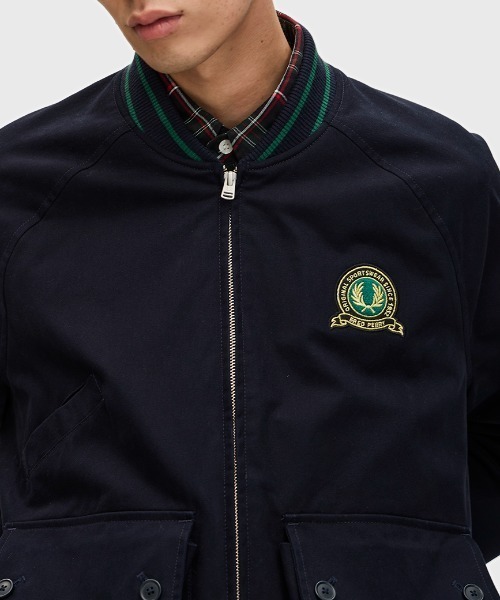 セール】Tennis Badge Bomber Jacket／テニスバッジボンバージャケット