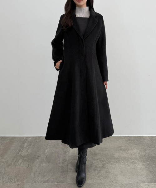 セール】ウエストシェイプシングルチェスターコート（チェスターコート