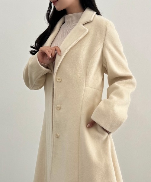 セール】ウエストシェイプシングルチェスターコート（チェスターコート
