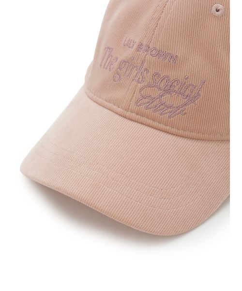 LILY BROWN（リリーブラウン）の「エンブロイダリーロゴキャップ（キャップ・レディース・ブラウン/ピンク/チェック・F）」の12枚目の写真