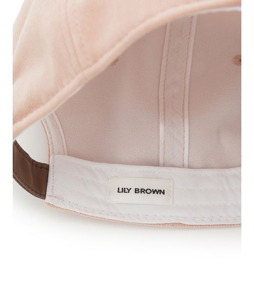 LILY BROWN（リリーブラウン）の「エンブロイダリーロゴキャップ（キャップ・レディース・ブラウン/ピンク/チェック・F）」の17枚目の写真