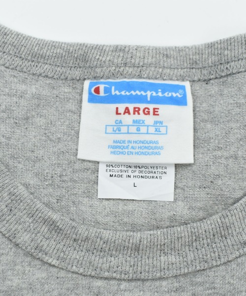 LABORATORY R(ラボラトリーアール)の「【USED】Champion ロゴ Tシャツ(Tシャツ/カットソー・メンズ・グレー・LARGE)」の5枚目の写真