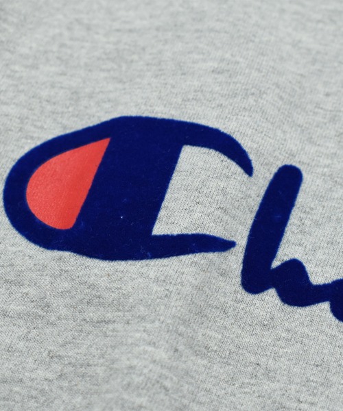 LABORATORY R(ラボラトリーアール)の「【USED】Champion ロゴ Tシャツ(Tシャツ/カットソー・メンズ・グレー・LARGE)」の3枚目の写真