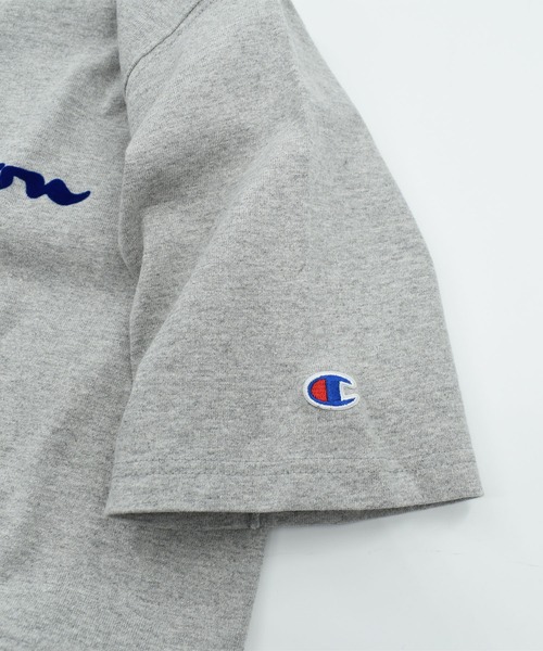 LABORATORY R(ラボラトリーアール)の「【USED】Champion ロゴ Tシャツ(Tシャツ/カットソー・メンズ・グレー・LARGE)」の4枚目の写真