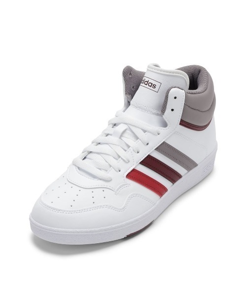 adidas(アディダス)の「【adidas】HOOPS 4.0 MID(スニーカー・メンズ・ホワイト×グレー・25.5cm/26.0cm/26.5cm/27.0cm/27.5cm/28.0cm/29.0cm)」の4枚目の写真