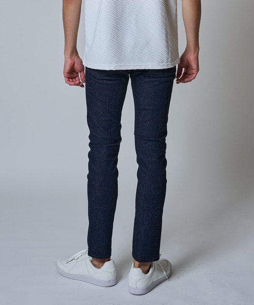 TETE HOMME（テットオム）の「テーパードスキニーデニム（デニムパンツ・メンズ・ネイビー・マルチサイズ）」の6枚目の写真