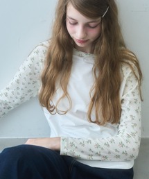 Birthday room(o[XfC[)̏ԕOT/small floral print raglan T-shirt(TVc/Jbg\[)