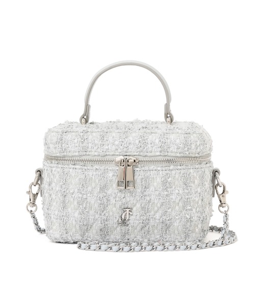 セール】◇ツイードキルティングバニティ（ショルダーバッグ）｜JILL