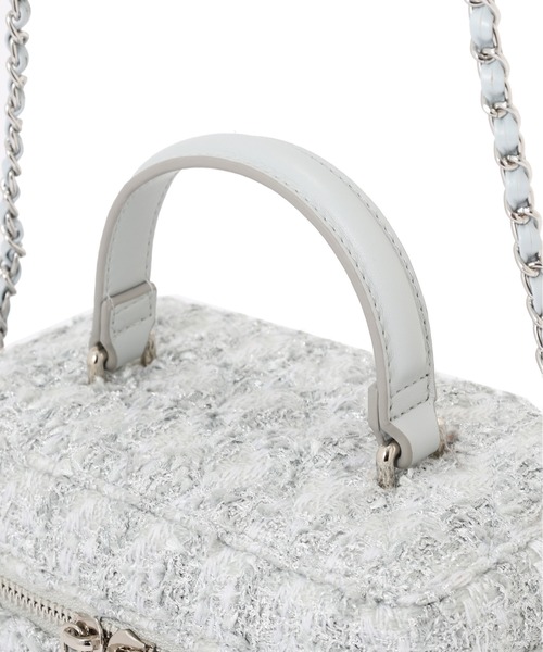 JILL by JILL STUART(ジルバイジルスチュアート)の「◇ツイードキルティングバニティ(ショルダーバッグ・レディース・ピンク系その他/ブルー系その他・FREE)」の17枚目の写真