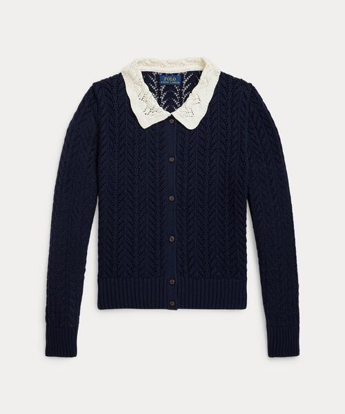 ✨美品✨ ポロラルフローレン　紺カーディガンS POLO RALPH LAUREN 【並行輸入品】 ポロ ラルフ ローレン