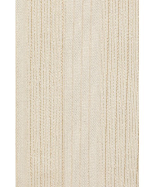 CLANE（クラネ）の「CLANE/クラネ/W FACE RIB KNIT CARDIGAN（カーディガン/ボレロ・レディース・ブラック/アイボリー・1）」の8枚目の写真