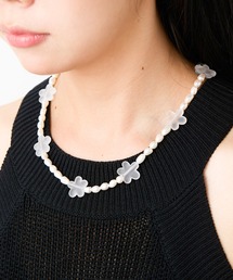 Casselini | Casselini(キャセリーニ)フラワーパールネックレス(ネックレス)