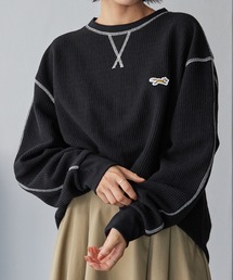 ブラック ロゴ刺繍 長袖カットソー M ロゴ刺繍長袖Tシャツ｜長袖｜ニコル公式通販サイト｜NICOLE