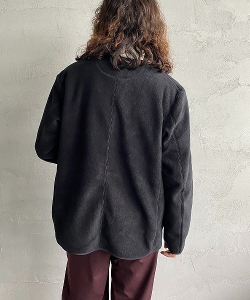 最終お値下げ！DANTON（ダントン） ノーカラー フリース ジャケット36/M DANTON（ダントン）の「DANTON / ノーカラー フリース