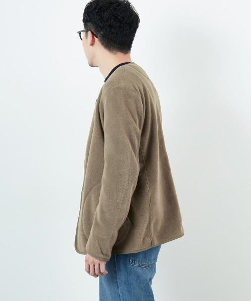 お取置き☆極美　DANTONダントンフリース ノーカラー ジャケット　ブラウンM 楽天市場】2025-2026秋冬新作 ダントン DANTON フリースジャケット