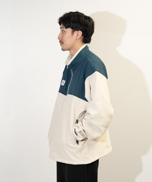 FRUIT OF THE LOOM(フルーツオブザルーム)の「【FRUIT OF THE LOOM】COZY SOFT FLEECE BLOUSON/フルジップフリースブルゾン(ブルゾン・メンズ・アイボリー/ブラック/ブラウン・XL/L/M/S)」の5枚目の写真