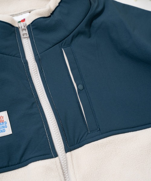 FRUIT OF THE LOOM(フルーツオブザルーム)の「【FRUIT OF THE LOOM】COZY SOFT FLEECE BLOUSON/フルジップフリースブルゾン(ブルゾン・メンズ・アイボリー/ブラック/ブラウン・XL/L/M/S)」の13枚目の写真