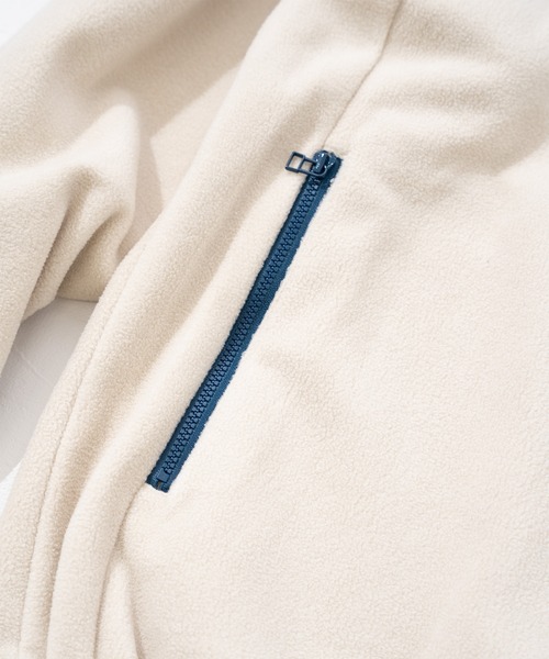 FRUIT OF THE LOOM(フルーツオブザルーム)の「【FRUIT OF THE LOOM】COZY SOFT FLEECE BLOUSON/フルジップフリースブルゾン(ブルゾン・メンズ・アイボリー/ブラック/ブラウン・XL/L/M/S)」の14枚目の写真