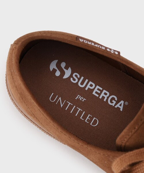 UNTITLED（アンタイトル）の「【別注】SUPERGA3740 スエード調スニーカー（スニーカー・レディース・キャメル・50/40/35/30）」の8枚目の写真