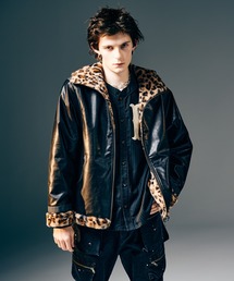 High Neck Leather Jacket / ハイネックレザージャケット（ライダース