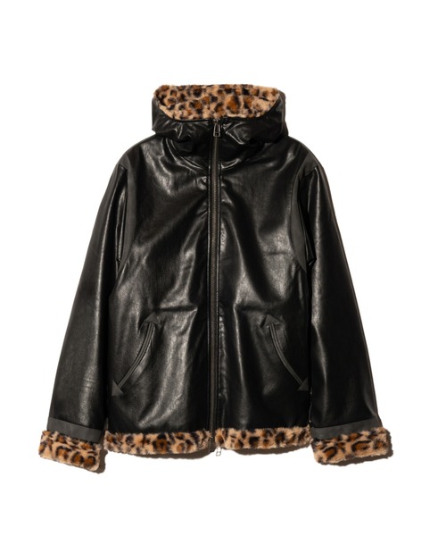 Synth Mouton Hooded Jacket / シンセムートンフーデッドジャケット