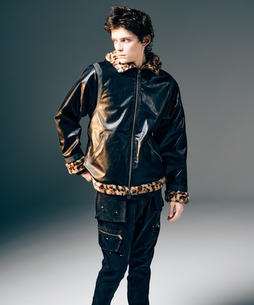 Synth Mouton Hooded Jacket / シンセムートンフーデッドジャケット