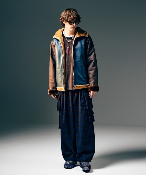 Synth Mouton Hooded Jacket / シンセムートンフーデッドジャケット