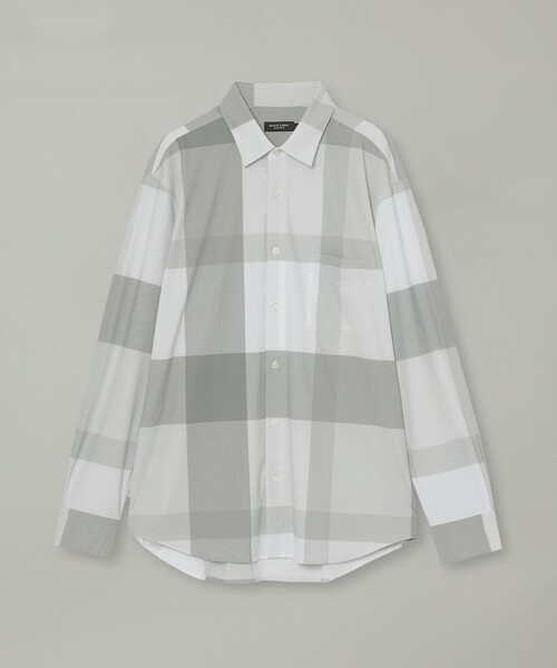 BLACK LABEL CRESTBRIDGE(ブラックレーベル・クレストブリッジ)の「トリコットクレストブリッジチェックシャツ(シャツ/ブラウス・メンズ・ホワイト系その他/ネイビー・M/L/S/XL)」の7枚目の写真