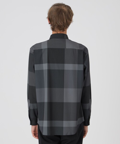 BLACK LABEL CRESTBRIDGE(ブラックレーベル・クレストブリッジ)の「トリコットクレストブリッジチェックシャツ(シャツ/ブラウス・メンズ・ホワイト系その他/ネイビー・M/L/S/XL)」の10枚目の写真