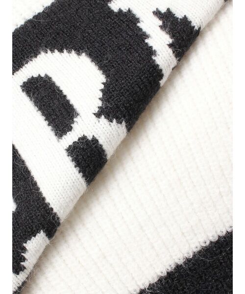 GYDA（ジェイダ）の「LITERALLYボーダーショートニットトップス（ニット/セーター・レディース・レッド/ブラック/ブルー・FREE）」の11枚目の写真