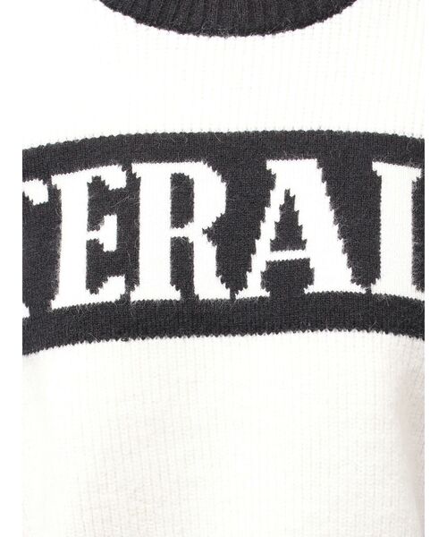 GYDA（ジェイダ）の「LITERALLYボーダーショートニットトップス（ニット/セーター・レディース・レッド/ブラック/ブルー・FREE）」の15枚目の写真